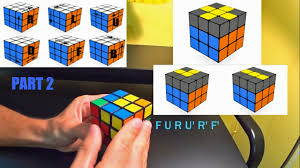 Rubik S Cube 3rd Layer Solve Only 4 Algorithms Beginner Method Rubiks Cube Rubiks Cube Solution Cube