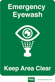 Eyewash log sheet editable template printable : Eyewash Station Sign Free Pdf Poster Download Alscofirstaid Com Au