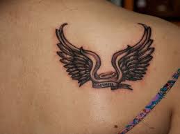Find out their meanings and the different kinds! 24 Dainty Small Angel Wings Tattoos Halo Tattoo Wing Tattoo Designs Tattoos For Guys