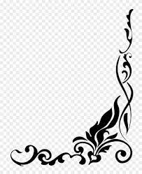 Check spelling or type a new query. 17 Floral Border Black And White Png Line Design Clip Art Seni Origami