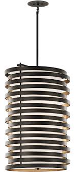 The Six Light Foyer Pendant In Olde Bronze By Kichler From The Roswell Collection Is Available From Carde Foyer Pendant Foyer Pendant Lighting Kichler Lighting