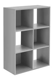 Buy Habitat Squares 6 Cube Storage Unit Grey Bookcases And Shelving Argos In 2021 Cube Storage Unit Cube Storage Simple Storage