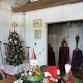 Decorate Baker Bldg for Christmas event in Burleson, TX