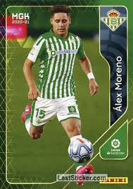 Álex moreno a répondu aux questions de @claire_arnoux avant le choc face au real madrid !pic.twitter.com/rkyu2prjhj. Card 80 Alex Moreno Panini Liga 2020 2021 Megacracks Laststicker Com