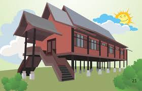 Yang mengandung arti kesaktian dan kewajiban masayarakat dayak. Rumah Adat Kalimantan Tengah Nama Gambar Lengkap Pelajarindo Com