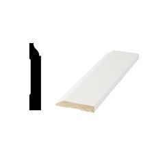 Woodgrain Millwork Wm 623 9 16 In X 3 1 4 In X 96 In Primed Pine Finger Jointed Base Moulding 10000558 The Home Depot Base Moulding Finger Joint Millwork