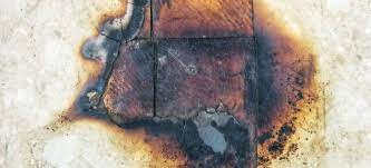 Then, scrub the entire area with your brush for a few minutes. Repairing Laminate Kitchen Counter Burn Marks Doityourself Com