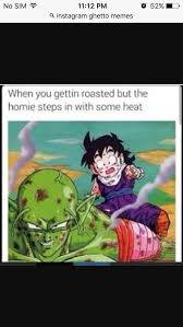 Here's our collection of the best dragon ball z memes and jokes on the internet, voted on by dbz fans like you. Ghetto Funny Memes Dragon Ball Z Memes Dragon Ball Super Funny Anime Dragon Ball Anime Dragon Ball Super