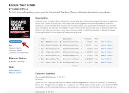 Pocket casts is undoubtedly one of the best places to listen to podcasts on an iphone. Podcast How To Subscribe Rate And Review Escape Your Limits Escape Fitness De