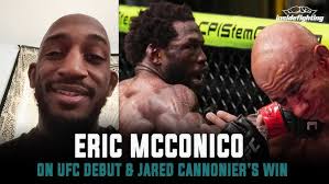 Eric McConico Inspired by Jared Cannonier's KO Win Ahead of Short Notice  Debut at UFC Seattle