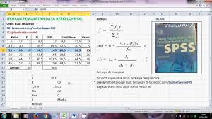 Ada 3 jenis statistika, yaitu ukuran pemusatan data, ukuran letak data, dan ukuran penyebaran contoh soal data tunggal : Ukuran Pemusatan Data Berkelompok Youtube