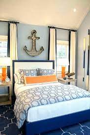 For additional features, you can use decorative pieces with nautical feel like, porthole windows, ropes, oars/paddles, miniature sailboats, and wall arts. Nautical Themed Bedroom Ideas Nautical Themed Bedroom Lighthouse Themed Bedroom Best Room Images On Nautical Them Lakehouse Bedroom Home Bedroom Bedroom Design