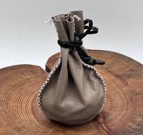 Leather Pouch, Leather Bag, Leather Drawstring Bags, Coin ...