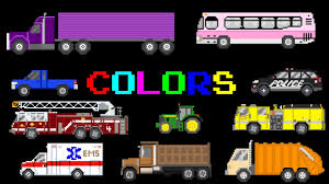 Browse and print these coloring pages to help kids practice skills like number recognition, using a legend and more. Vehicle Colors Featuring Street Vehicles The Kids Picture Show Fun Educational Youtube