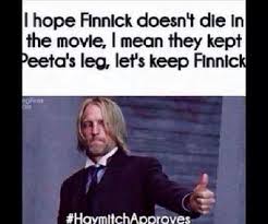 I don't know what it is with finnick and bread, but he seems obsessed with handling it. Finnick Odair Is Dead Real Or Not Real Not Real Home Facebook