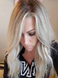 Blonde Balayage Highlights With Money Piece And Root Smudge Blonde Balayage Highlights Blonde Balayage Hair Beauty