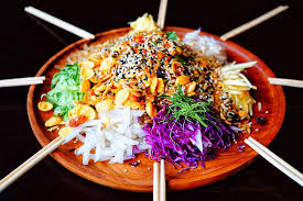 Yee sang is one of the luckiest, and most fun, dishes you can make. Yee Sang Prosperity Toss Salad Covoji Learning