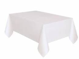 Nappe En Plastique Blanche Nappe En Plastique Nappe De Table Nappe Jetable