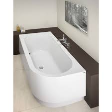 Welchen whirlpool sie für ihr bad verwenden hängt häufig von der verteilung des innenraumfläche ab. Hoesch Happy D Eck Badewanne 6485 010 180 8 X 80 8 Cm Weiss Mit Angeformter Schurze