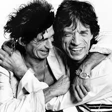 Wising you a Happy Birthday,.See you very soon!!! One love, Keith  @mickjagger Photo:Mario Testino