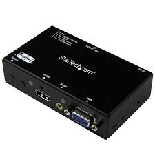 Although hdmi cables have restriction on length, the image quality will not degrade over a long cable run (subject to. Startech Vs221vga2hd 2x1 Hdmi Vga To Hdmi Converter Switch W Automatic And Priority Switching 1080p Kvm Switch Versand