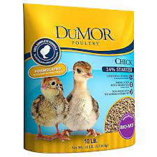 4.6 out of 5 stars. Dumor Chick Starter 24 Feed 10 Lb At Tractor Supply Co
