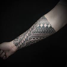Half Sleeve Polynesian Work From Lance St Vincent Maori Tattoo Tattoos Arm Band Tattoo
