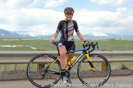 Katie Clouse with bike