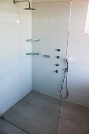 Open Shower Frameless Fixed Panel Walk In Shower Large Walk In Shower On The Ball Bathrooms Pert Green Bathroom Rustic Bathroom Vanities Shower Stall