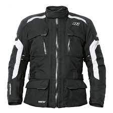 Hein Gericke Tourist Gore Tex Performance Shell Jacket Black Grey Jackets Motorcycle Clothing Clothing
