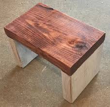 This stylish diy step stool is reminiscent of a wooden crate with cutouts in the front that make it look like wooden slats. Toddler Step Stool Single Step Kid Step Stool Wooden Step Etsy In 2021 Wooden Step Stool Cool Woodworking Projects Wood Diy