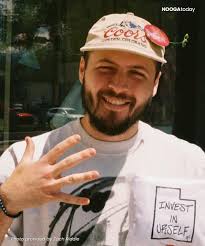 Meet @zachriddleart. We recently spoke with him about his Fifty Fiftee $50  tour, a country-wide art project rooted in the mission of investing in  yourself. Head to the link in bio to