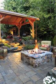 60 Concrete Patio Ideas Unique Backyard Retreats Outdoor Fire Pit Designs Outdoor Patio Designs Outdoor Fire Pit