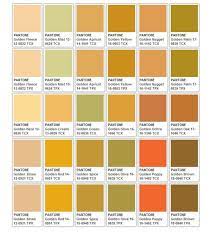 Golds Pantone Color Chart Pantone Colour Palettes Pantone