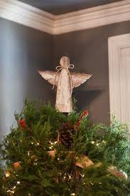 Christmas Tree Topper Angel Decoration Angel Tree Topper Decoration Made From Reclaimed Wood Diy Tree Topper Christmas Angels Angel Christmas Tree Topper