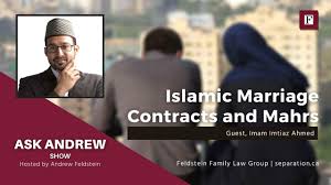 The marriage contract in islam is not a sacrament. Islamic Marriage Contracts And Mahrs Askandrew Youtube