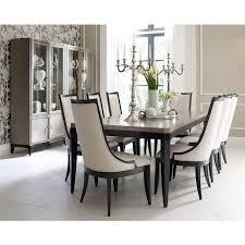 Rated 5.0 stars out of 5. Legacy Classic Symphony 7 Piece Rectangular Dining Set In Platinum Black Tie Formal Dining Sets Dining Sets By Dining Rooms Outlet Black Dining Room Luxury Dining Room Contemporary Dining Furniture