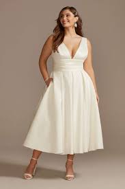 5 out of 5 stars. Short Tea Length Wedding Dresses David S Bridal