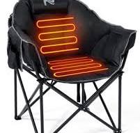 Oversized Folding Camping Chairs Padded Moon Chair Saucer Recliner w/ Carry  Bag | eBay