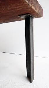 Set Of 4 Angle Iron Table Legs For Dining By Timberforgewoodworks Centros De Mesa Muebles Mobiliario