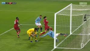 Liverpool were 11 millimetres from taking the lead at man city. Liverpool Denied Opening Goal Against Man City By Just 11mm Daily Mail Online