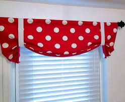 bold large red white polka dot tie up
