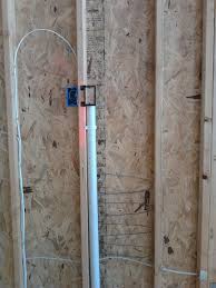 It's easy to underestimate the size of conduit required, and we have had countless calls from people who. Tv Prep With Conduit Prep For Future Cables Tv Wall Installation Wall Mounted Tv Structured Wiring
