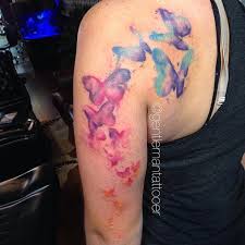 Kaitlin green is a female tattoo artist at landmark tattoo, a tattoo shop in denver, colorado, specializing in dotwork, trash polka, blackwork, mandalas. O92m4cyvhmo2wm