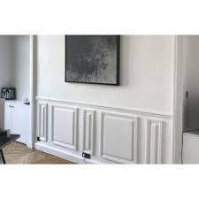 Kit Soubassement Cadre Plate Bande Pin Mdf Soubassement Bois Deco Petit Prix Decorer Un Couloir