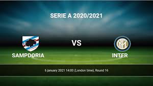 Jun 2020, 20:45 referee maurizio mariani, italy avg. Sampdoria Vs Inter H2h 6 Jan 2021 Head To Head Stats Prediction
