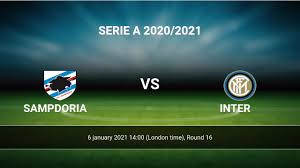 Inter have won their last five serie a meetings against sampdoria, their longest current such run against any side currently in. Sampdoria Vs Inter H2h 6 Jan 2021 Head To Head Stats Prediction