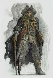 Pirates Of The Caribbean Dead Man S Chest Davy Jones Makeup I Am The Sea Below It On Fernandos Arm With The Shark Tattoo To Start Off His Ocean Sleeve Pirates Of The Caribbean Davy Jones Pirates Pirates