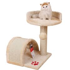 Maybe you would like to learn more about one of these? Cat Tree Condo Climbing Tower Hammock Scratching Post Perches