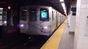 R32 a train and r46 c trains @ euclid avenue. Nyc Subway Hd First Day Of Full Length R46 C Train Action Youtube
